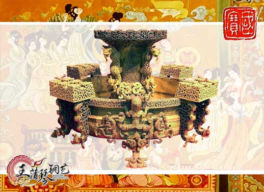 銅尊盤，曾侯乙尊盤，國寶級文物之一