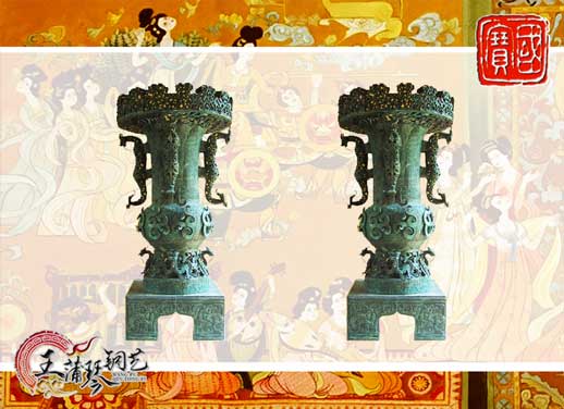 曾侯乙銅尊，武漢東湖賓館雕塑